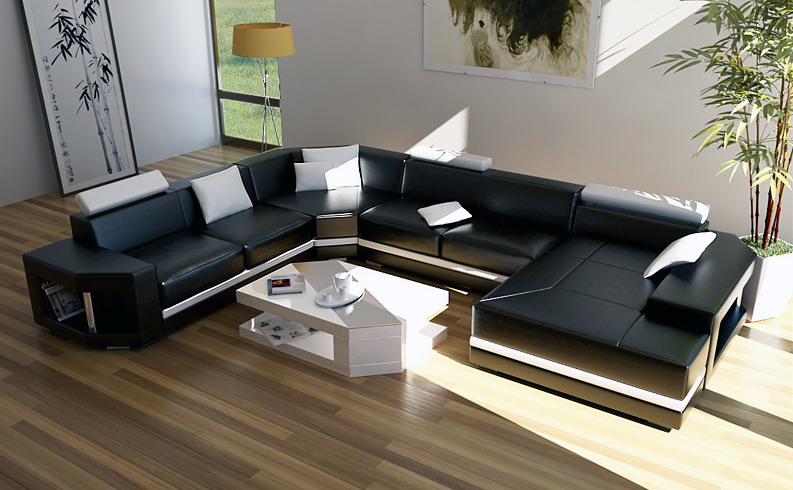 Ecksofa Modern Design - Balkon Gestalten