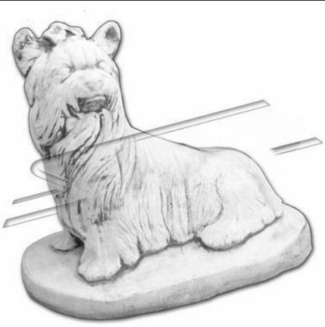 Garten Deko Hund Statue Skulptur Figuren Skulpturen Designer Figur Statuen 163