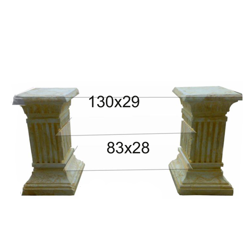 RTV Shelf Columns Pillars Sculptures 130x29cm Statues TV Living Room Shelves New