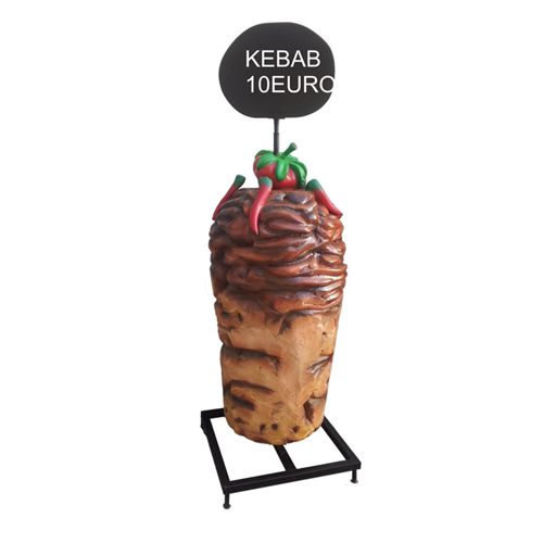 Decorative Statue Kebab Shop Restaurant Decoration Plastic Sculpture Kebab New