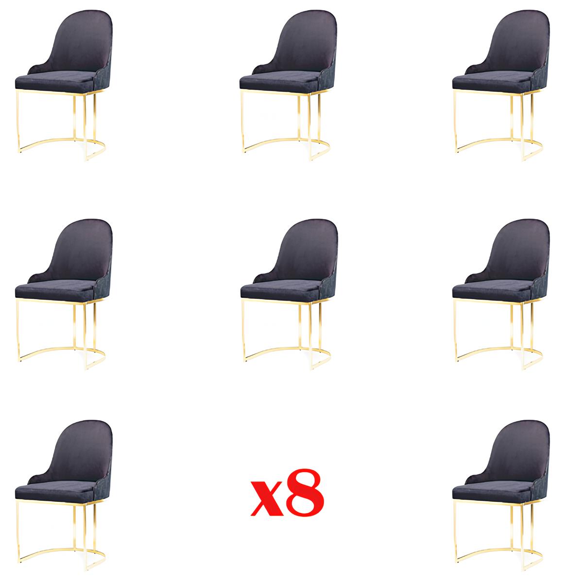 Garnitur Sessel Neu 8x Stühle Stuhl Polster Design Veranda …