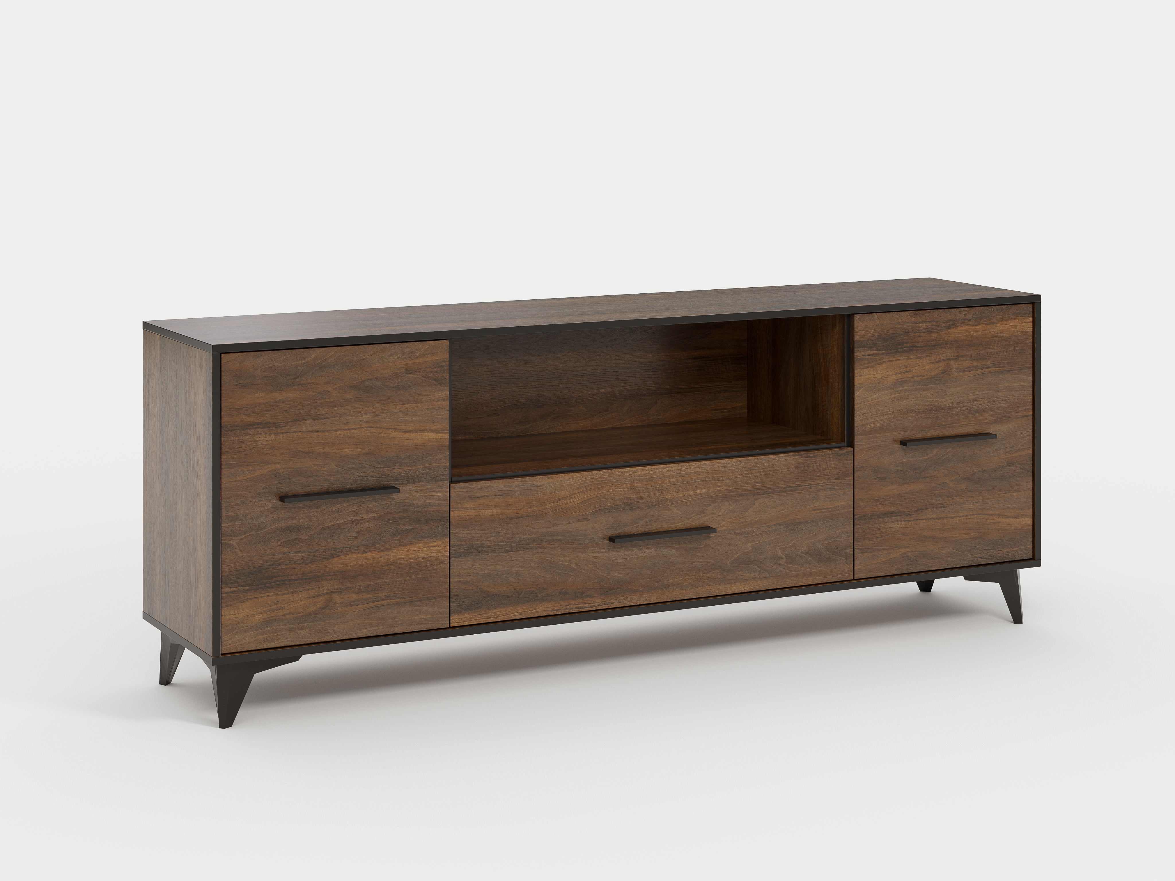 Side Low Cabinet Shelf Luxury Living Room Board Design RTV TV Dresser-