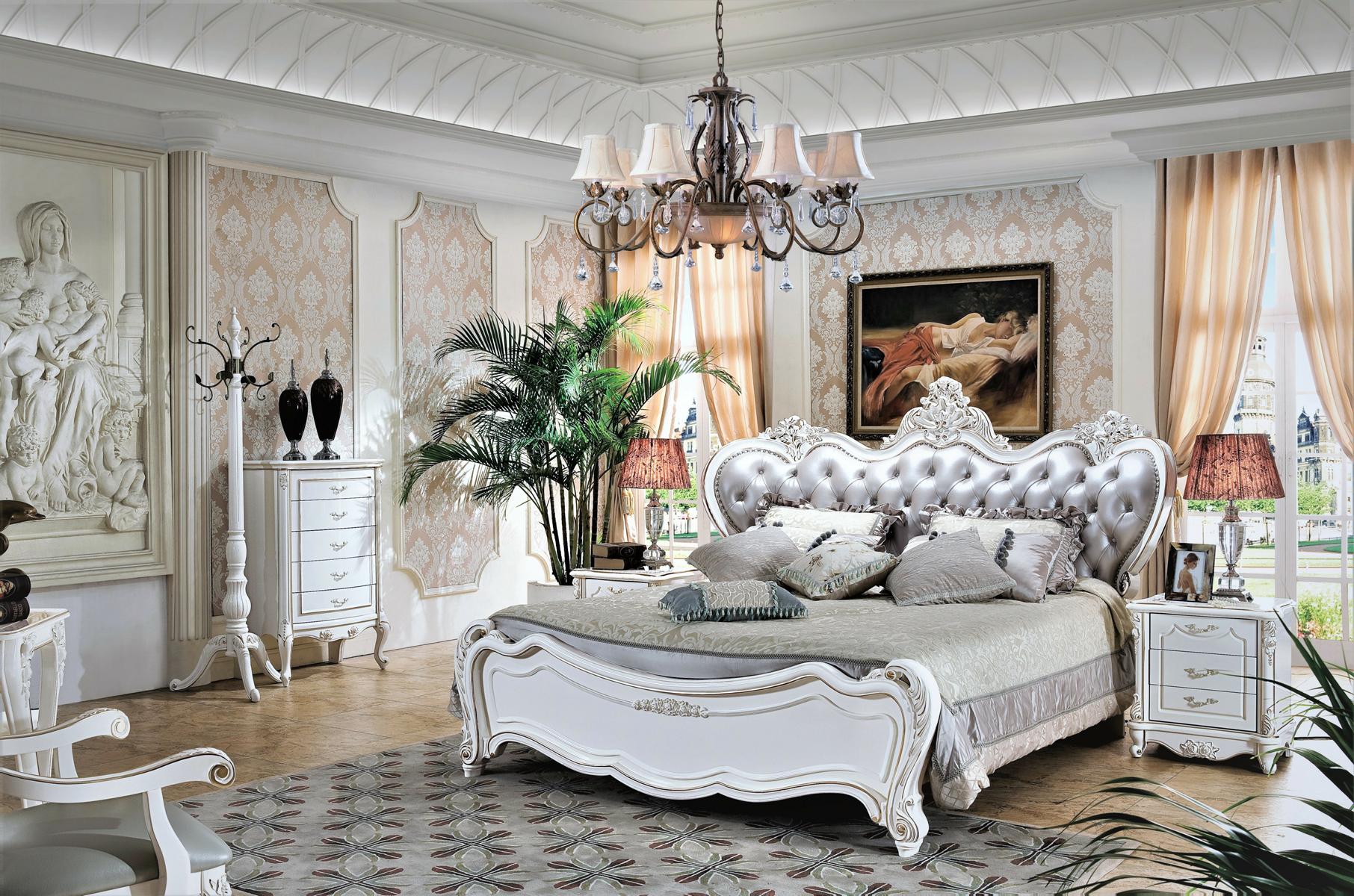 Design Schlafzimmer 5 tlg. Schlafzimmer Komplett Set Bett Nachttisch