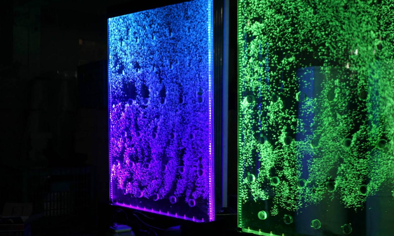 Trennwand Regal Schrank Wasserwand Säule Wände LED 120x200 …