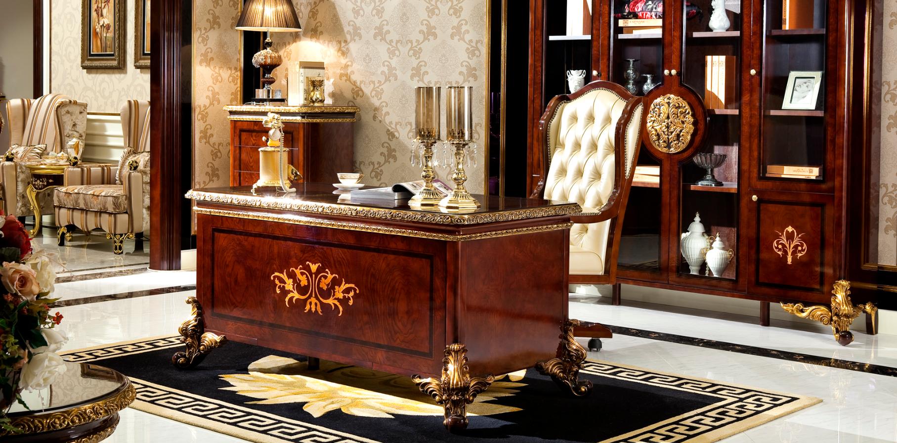 Schlafzimmer Komplett Set Konsole Kleiderschrank Bett Garnitur Barock